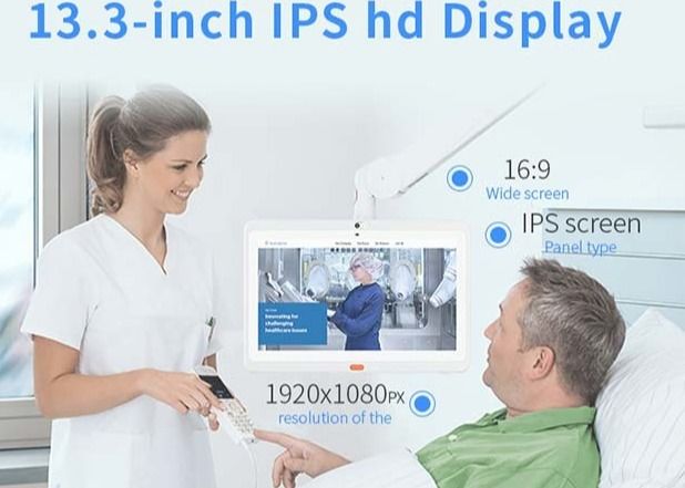 Señalización de Digitaces de la atención sanitaria RK3288 de 10 puntos de la pantalla táctil diseño de la luz ultra
