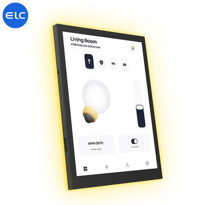 RJ45 con POE Smart Home Tablet Panel táctil capacitivo de 10 puntos con materia Zigbee