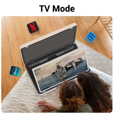 Televisor inteligente con reproductor ELC PackGo pantalla táctil portátil Televisor inteligente en vivo para el exterior del hogar