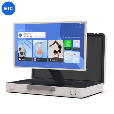 27 pulgadas portátil exterior ELC PackGo móvil Smart TV Player pantalla táctil TV