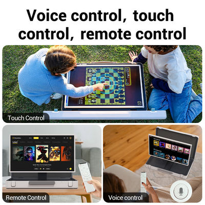 Pantalla táctil portátil ELC PackGo 27 pulgadas Smart TV Wifi en el exterior Televisión en vivo maletín