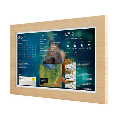 Instalado en la pared RK3588S2 Mu-MIMO de marco ultra estrecho en WiFi 6E Tablet Android 13 Tableta de tiempo para calendario