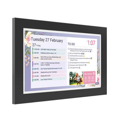 Tableta de pantalla táctil ultra delgada Smart Home Timing Tablet WiFi 6 con Mu-MIMO para visualización de horarios de calendario