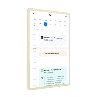 Goodnotes Compatible con Android 14 Software gratuito Diario de calendario digital montado en la pared para planificación familiar