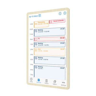 Goodnotes Compatible con Android 14 Software gratuito Diario de calendario digital montado en la pared para planificación familiar