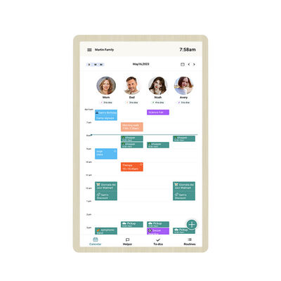 RK3576 Planificación familiar digital Android 14 Software libre 24 pulgadas 32 pulgadas Digital Incell pantalla táctil calendario inteligente