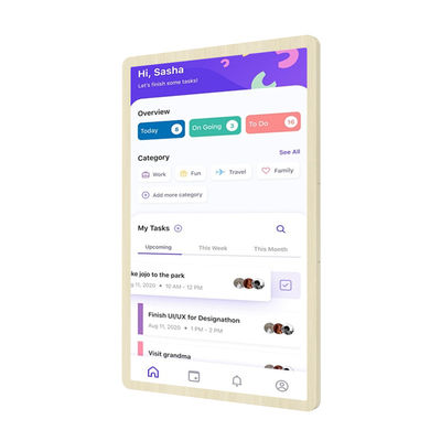 Nuevo diseño RK3576 Android 13 calendario inteligente de la familia digital de pared calendario de calendario de lista de verificación de la pantalla