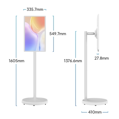ELC SW2495T Pantalla de señalización digital vertical táctil de 24 pulgadas 1920*1080 250cdm2 10 puntos In-Cell para portátiles, puntos de venta, tabletas, quioscos de ventas