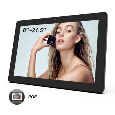 10.1 pulgadas de tablero de pared de señalización digital FCC, CE, ROHS, calidad bajo garantía Más detalles personalizable