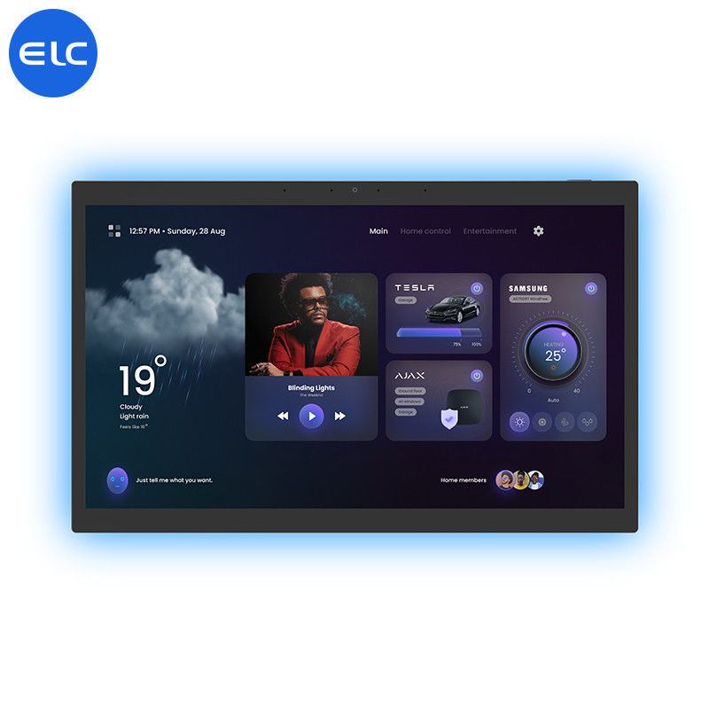 15.6 pulgadas Smart Home Panel LCD POE gratis pantalla Full HD con RK3566 Bluetooth 5.3