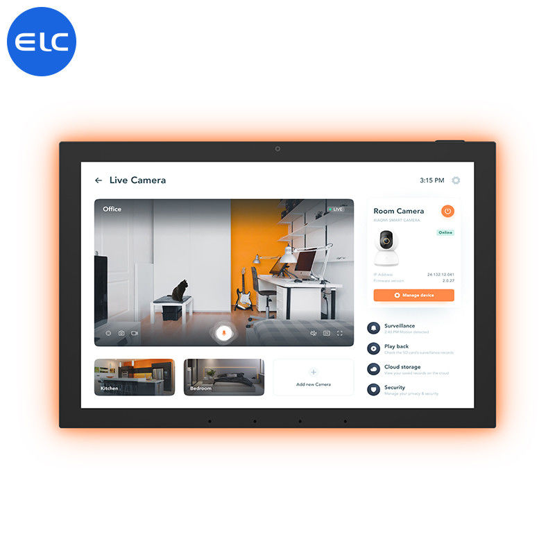 10.1 pulgadas gratis POE Tuya Smart Home Tablet Productos con barra de luz LED