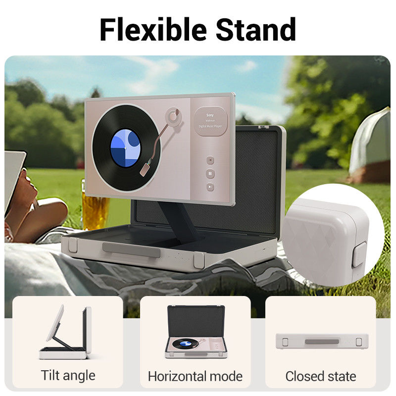 ELC PackGo Smart TV Wifi Bluetooth 5.2 Smart TV portátil con dos altavoces y tabletas Android