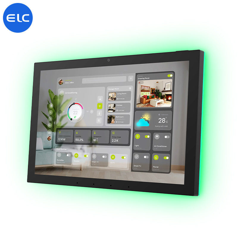4+32GB Tablet de pantalla táctil Android 13 Dispositivo para el hogar inteligente con sensor de temperatura