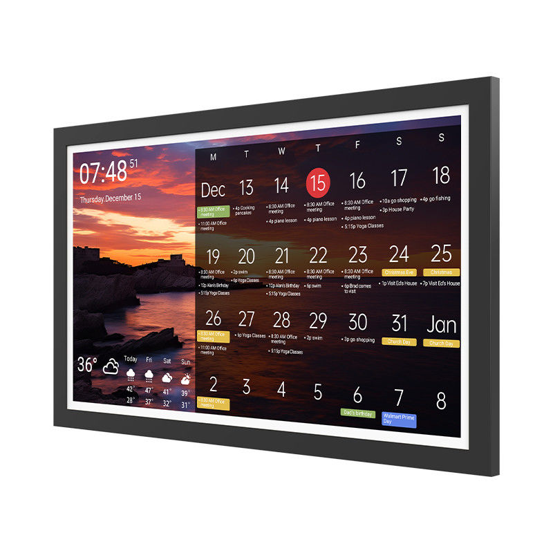 32' OEM Tablet 4GB RAM WiFi 6 Ultra-marco estrecho RK3588S2 Octa Core Timing Tablet para el hogar inteligente Calendario digital