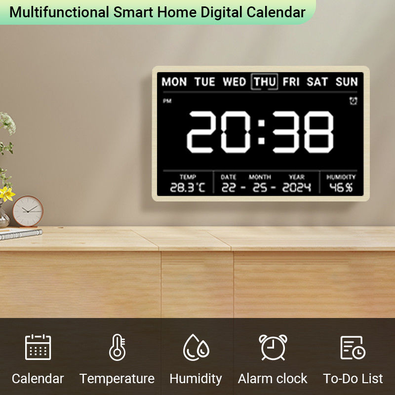 Calendario digital de pared de la familia inteligente en línea Planificador mensual Calendario electrónico para nevera