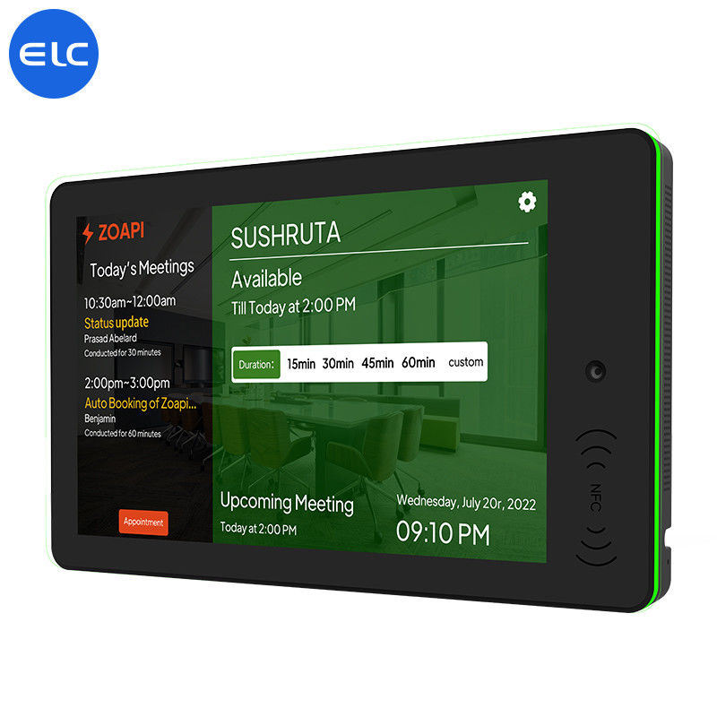 LCD montado en la pared RK3568 Android 11 pantalla táctil señalización digital interior para reuniones