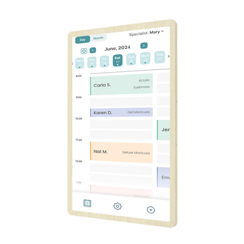 Nuevo diseño RK3576 Android 13 calendario inteligente de la familia digital de pared calendario de calendario de lista de verificación de la pantalla