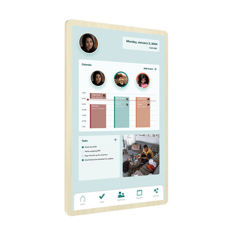 Nuevo diseño RK3576 Android 13 calendario inteligente de la familia digital de pared calendario de calendario de lista de verificación de la pantalla