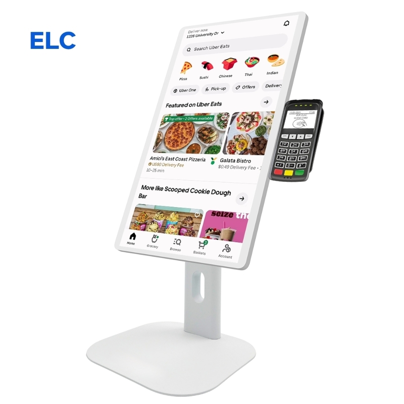 Pantalla de visualización de cocina (KDS) Sistema NFC Sistema de punto de venta (POS) Monitor de visualización de pedidos de cocina Android 13 Pantalla de gestión de menú ELed KDS
