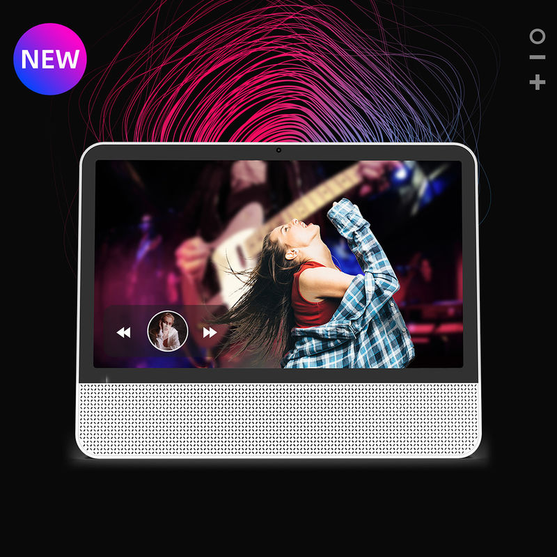 Señalización elegante negra blanca de Digitaces de la pantalla táctil de la caja acústica de 15.6inch Android