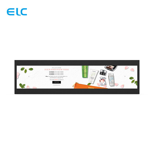 El tipo LCD de la barra del POE Wifi exhibe la tableta de Android que hace publicidad de la señalización de Digitaces de la exhibición