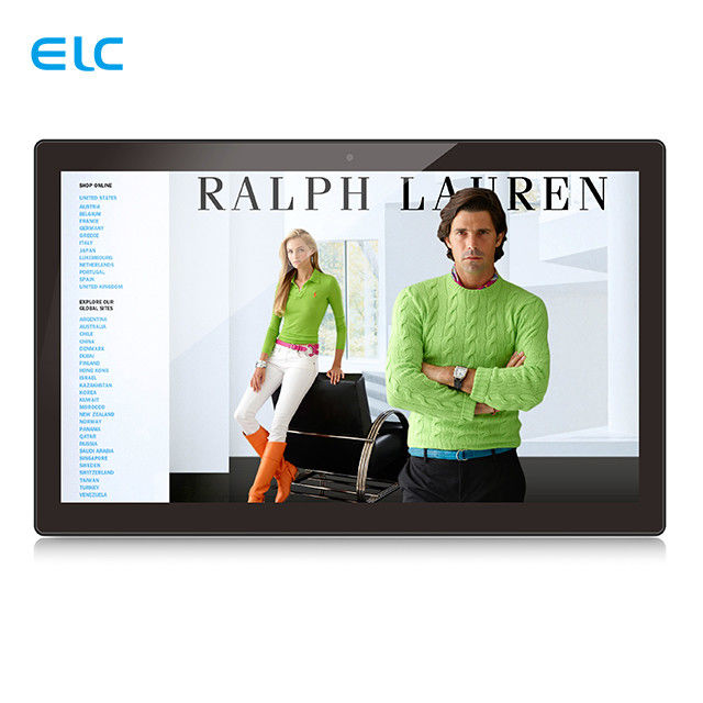 Pantalla táctil capacitiva del panel LCD montado en la pared de Rockchip RK3288 Android 8,1