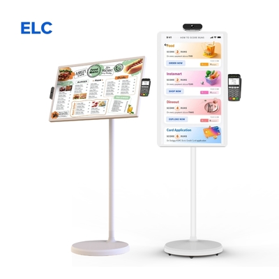 ELC SW2495T Pantalla de señalización digital vertical táctil de 24 pulgadas 1920*1080 250cdm2 10 puntos In-Cell para portátiles, puntos de venta, tabletas, quioscos de ventas