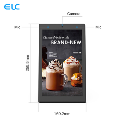 OEM L forma 10.1 pulgadas pantalla táctil Evaluación de comentarios del cliente Restaurante Pedidos Rj45 Opcional POE NFC Tablet de escritorio Android