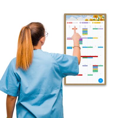 RK3576 Planificación familiar digital Android 14 Software libre 24 pulgadas 32 pulgadas Digital Incell pantalla táctil calendario inteligente