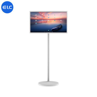 Pantalla movible y ajustable de Livestream, pantalla elegante de la TV para el trabajo o estudio en línea